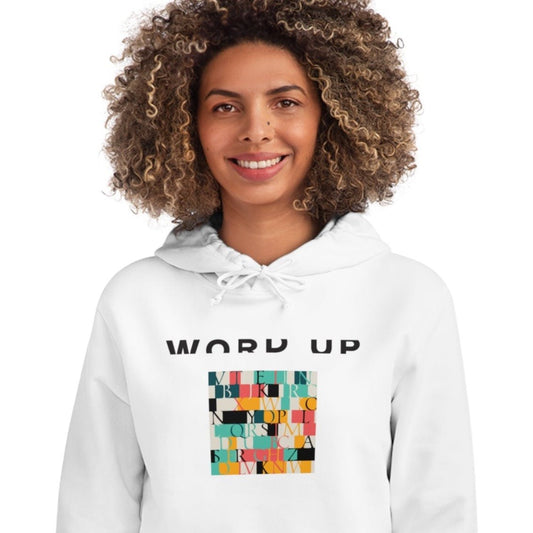 Urban 'Word Up' Organic Cotton Hoodie – Graphic hoodies inspired by classic hip-hop


