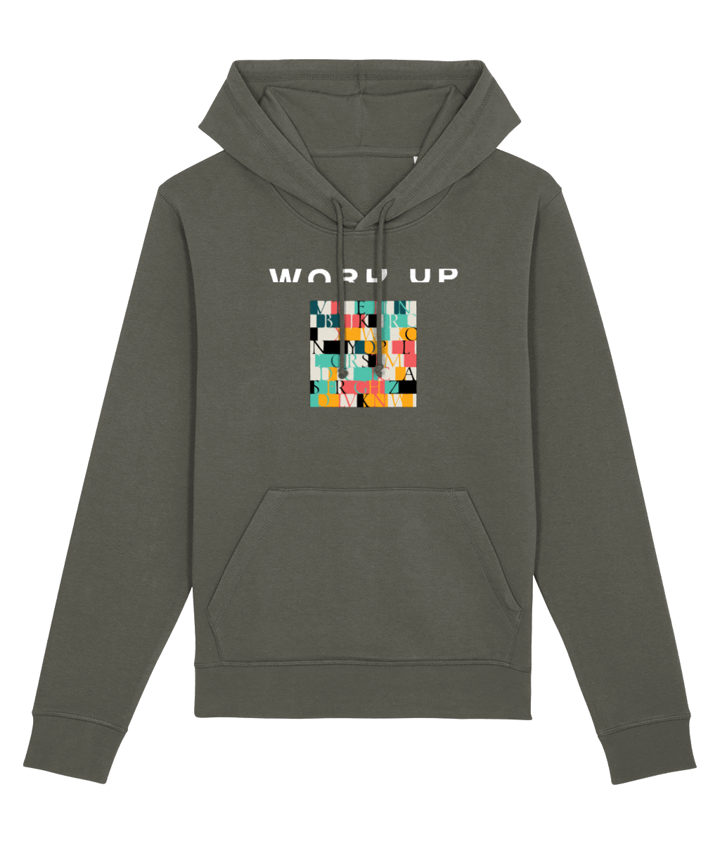 Urban 'Word Up' Organic Cotton Hoodie – Statement street wear hoodie in organic cotton

