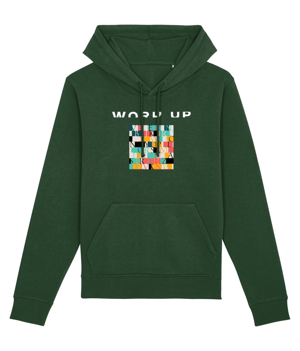 Urban 'Word Up' Organic Cotton Hoodie – Hoodie streetwear featuring bold graphics


