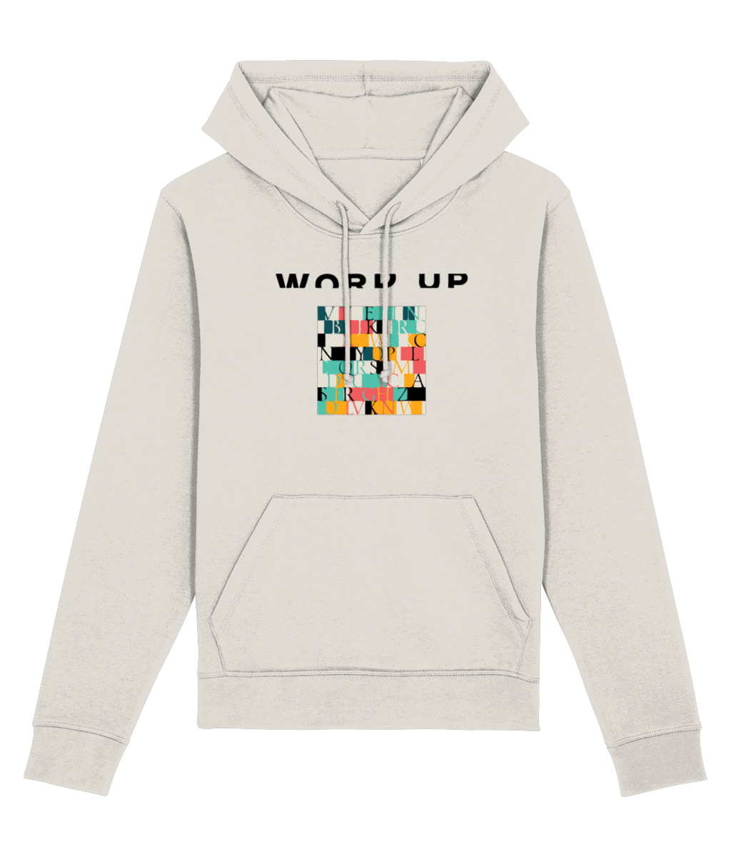 Urban 'Word Up' Organic Cotton Hoodie – Band hoodies for men with retro flair