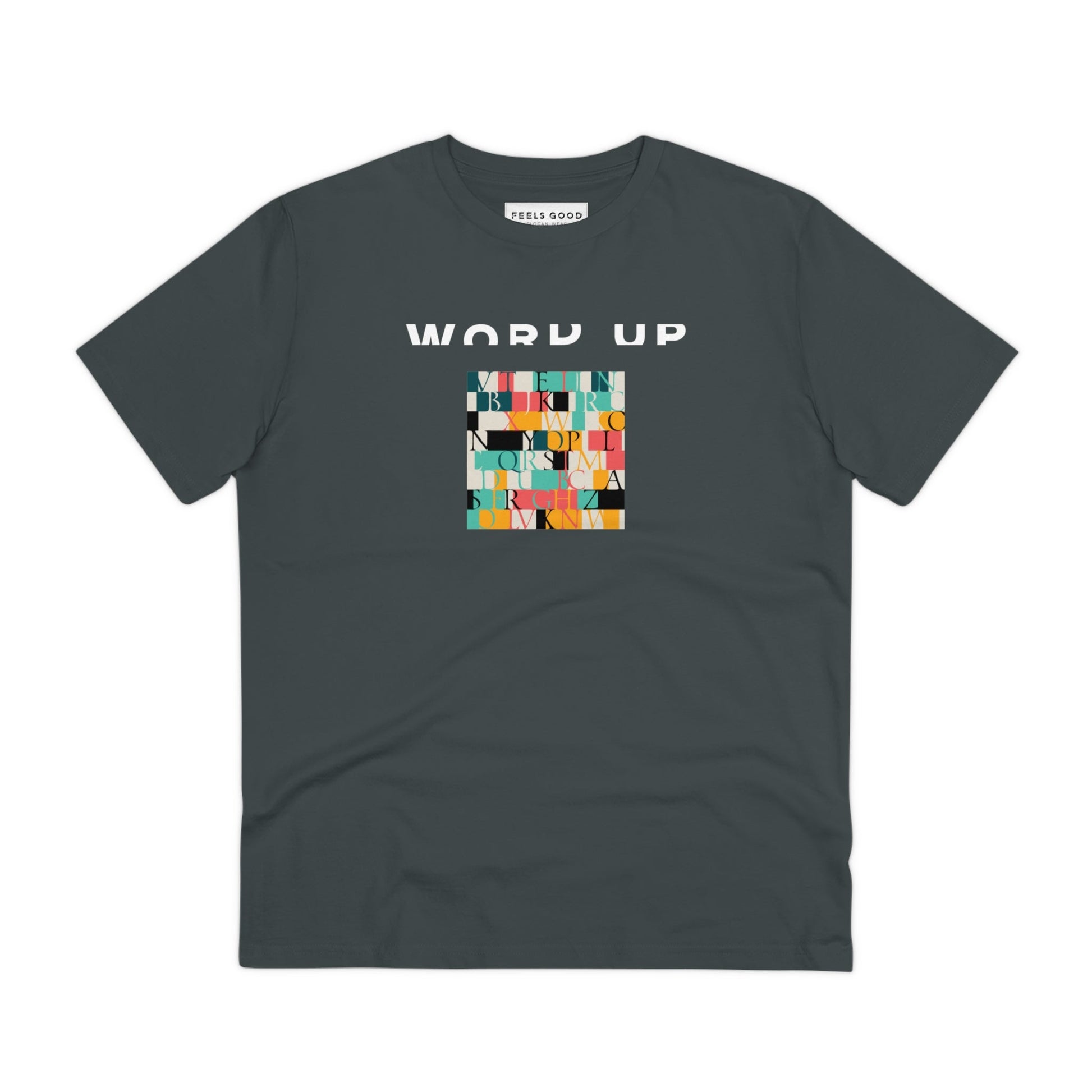 Urban 'Word Up' Organic Cotton T-shirt - Hiphop style music t-shirt for everyday wear.