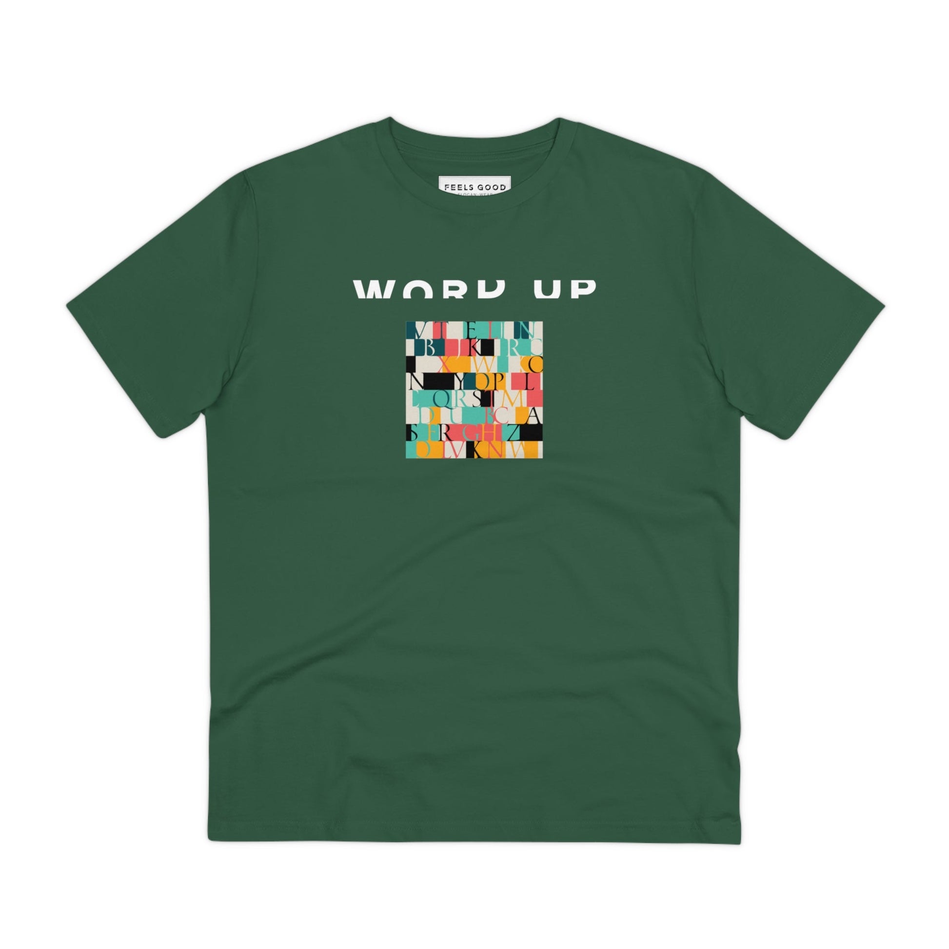 Urban 'Word Up' Organic Cotton T-shirt - Perfect hip hop t-shirt with cool music vibes.
