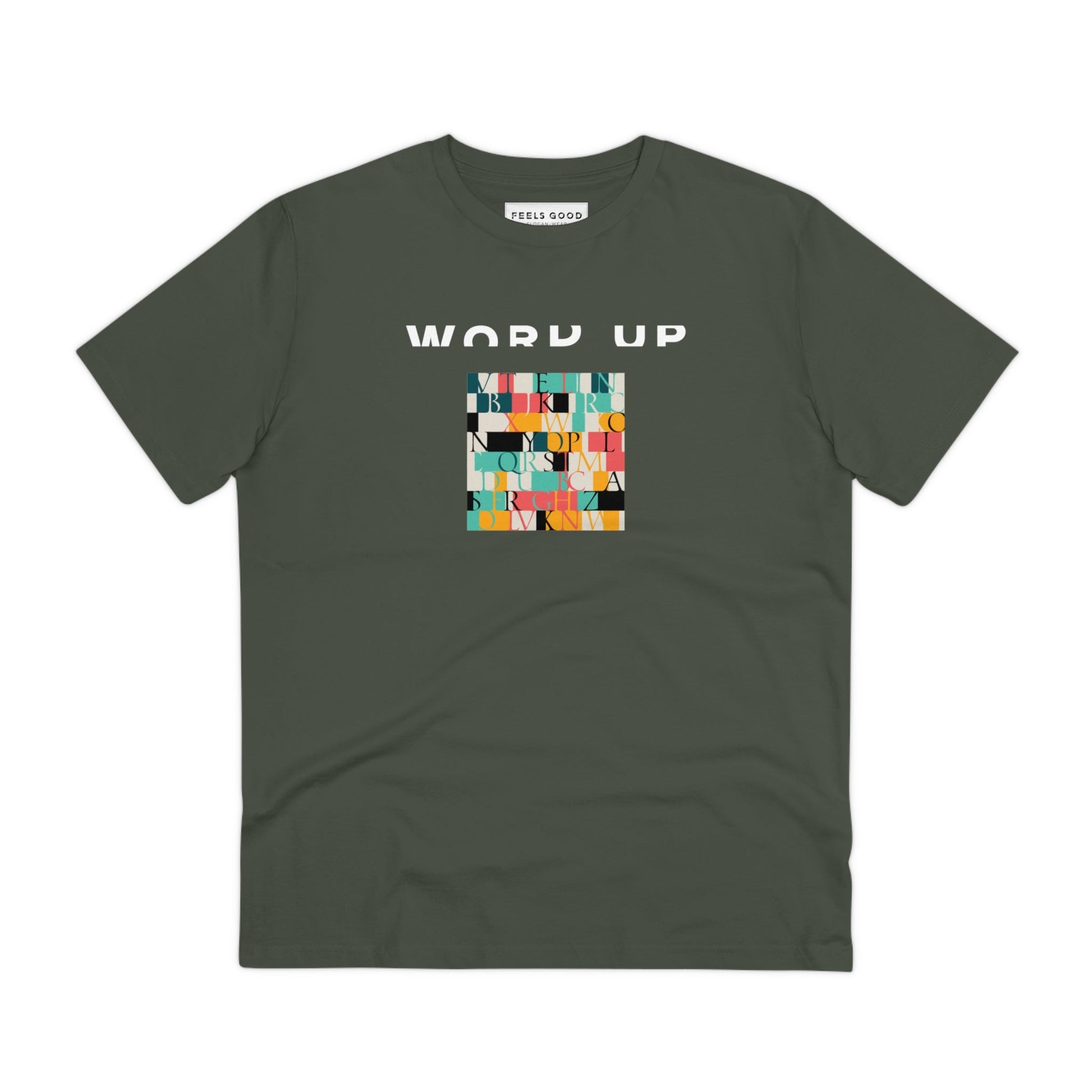 Urban 'Word Up' Organic Cotton T-shirt - Perfect hip hop t-shirt with cool music vibes.
