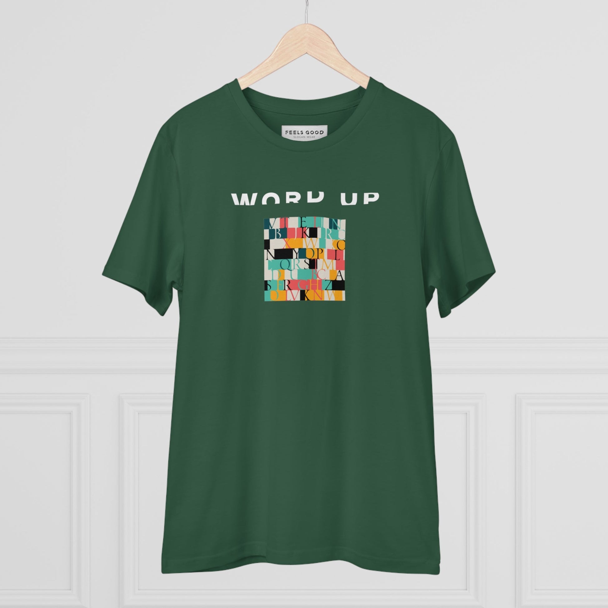 Urban 'Word Up' Organic Cotton T-shirt - Classic hip hop t-shirt with vintage band vibes.